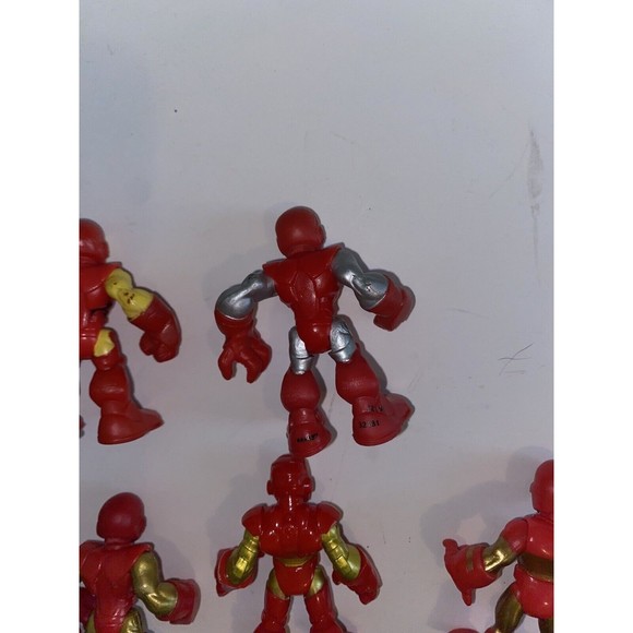 Marvel Playskool Heroes Lot Iron Man Mark Hall Armor Classic Silver Centurion - Picture 15 of 15
